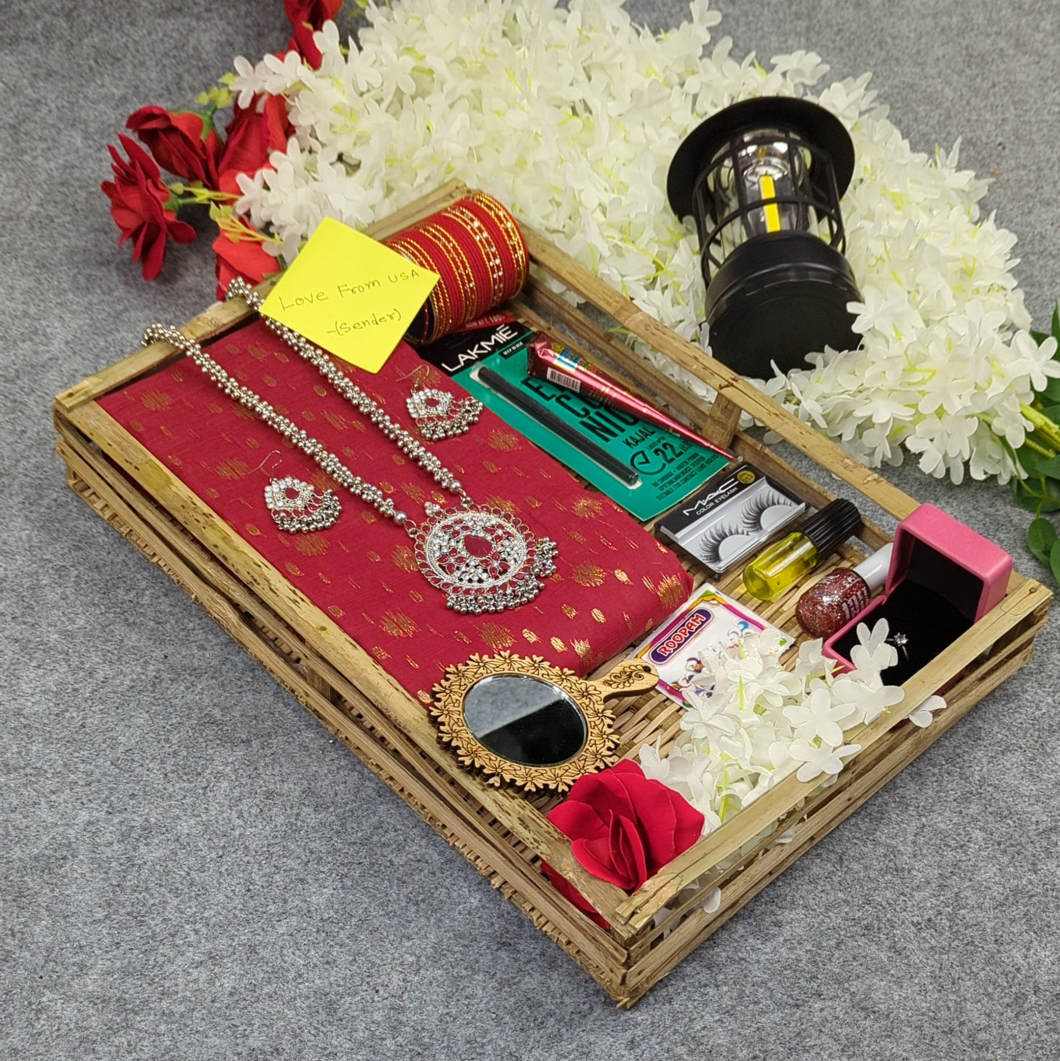 Premium Half Silk Jamdani Saree Combo Set - Image 4